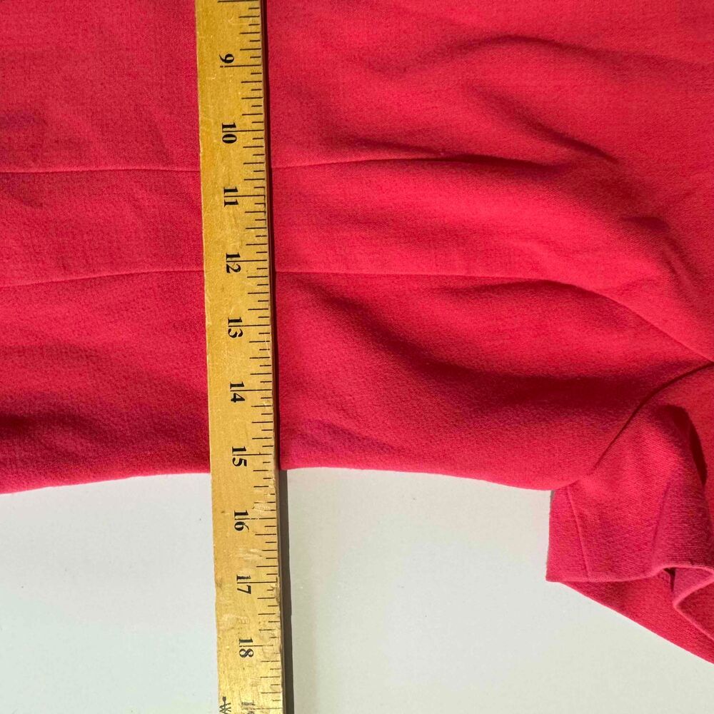 Eliza J Pink Short Dress Pink Sz 6 Round Neck Preppy Professional Barbie Spring - Picture 14 of 15